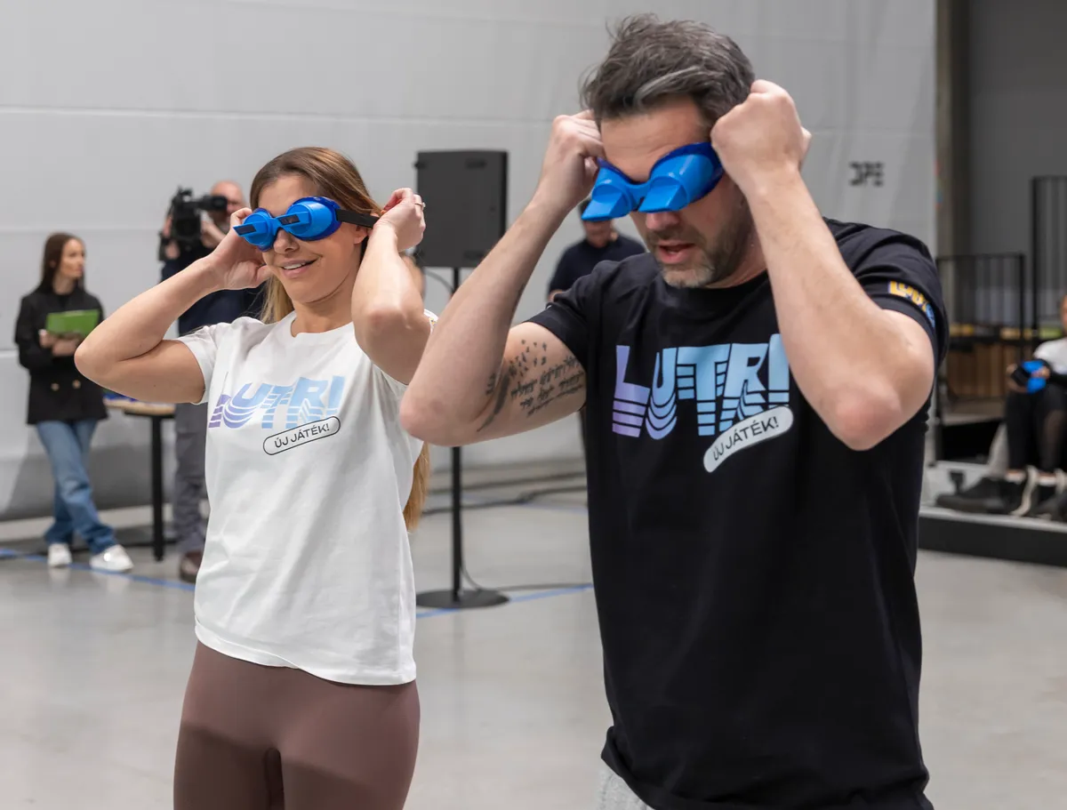 Dér Heni férje nehezen barátkozott meg a torzító szemüveggel.