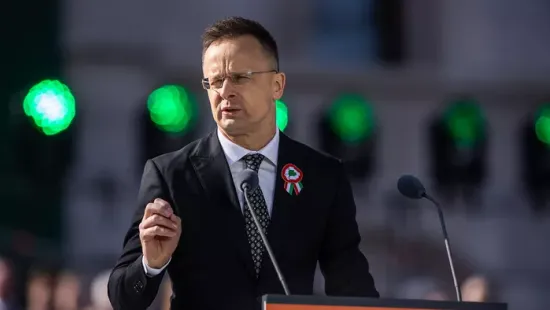 Szijjártó Péter a Békemeneten: mi nem engedünk az ukrán zsarolásnak, de ha a Tisza alakít kormányt akkor minden elvész