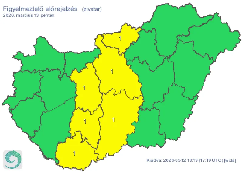 Időjárás: három részre szakad az ország pénteken. 