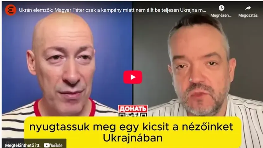 Zelenszkij kedvenc újságírója Magyar Pétert dícséri