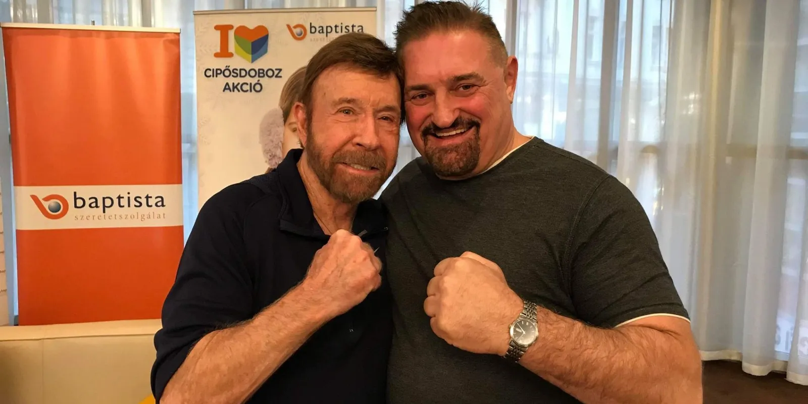 Növényi Norbert sem menekülhetett Chuck Norris kezei közül