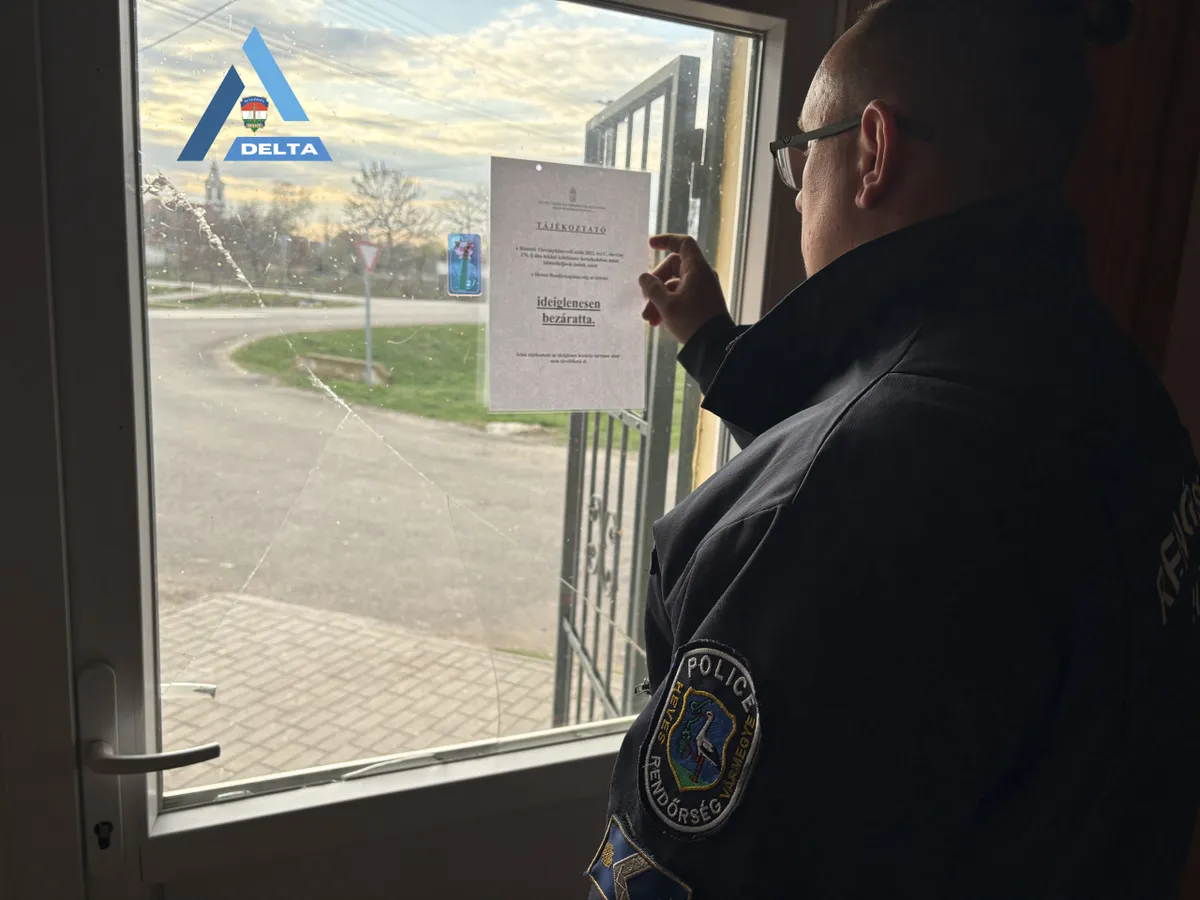 Bezáratta a rendőrség a kömlői szórakozóhelyet.