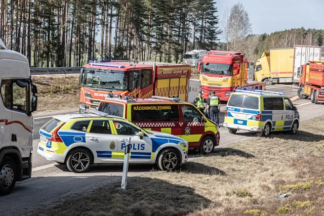 baleset az autópályán