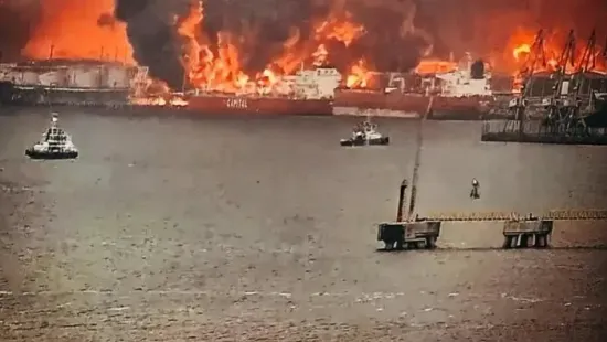 Balti-tengeri orosz kikötőt támadtak az ukránok