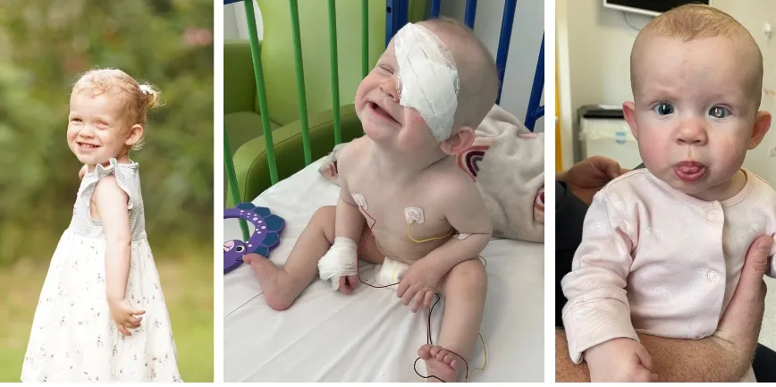 Pár hónapos csecsemőjét rákkal diagnosztizálták.