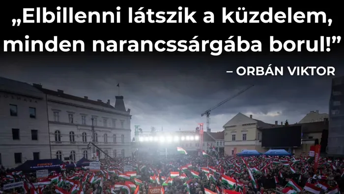 Orbán Viktor: Elbillenni látszik a győzelem