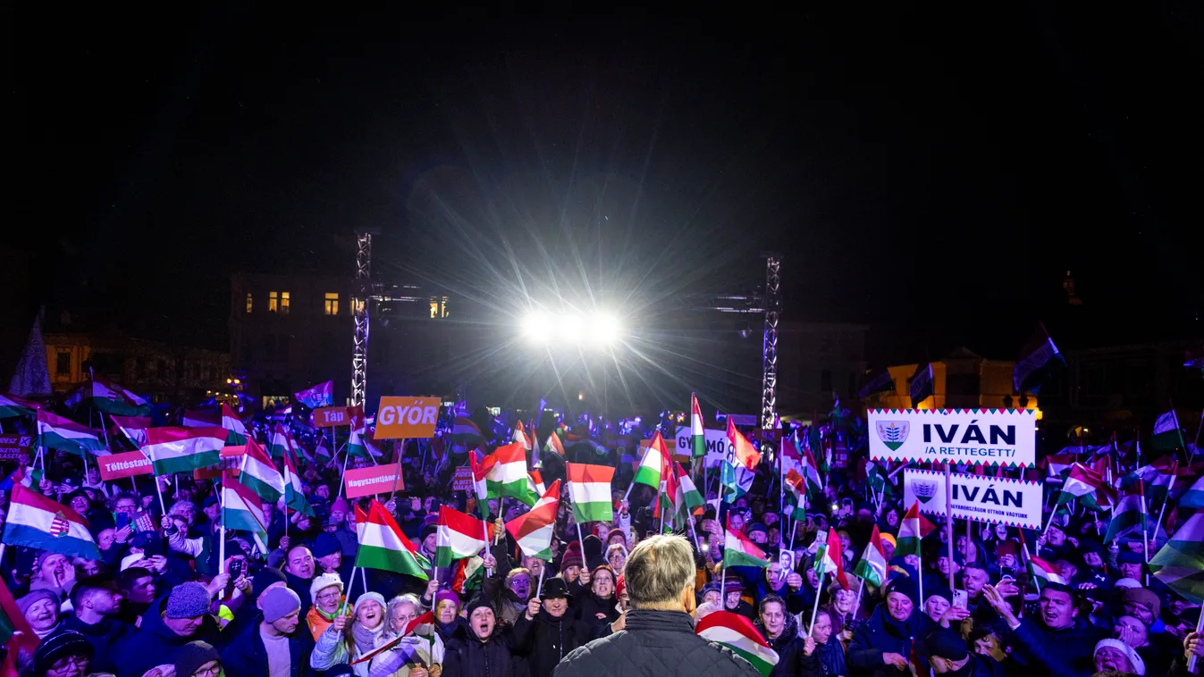 Szem nem látott ekkora tömeget: Orbán Viktor Győrben járt.