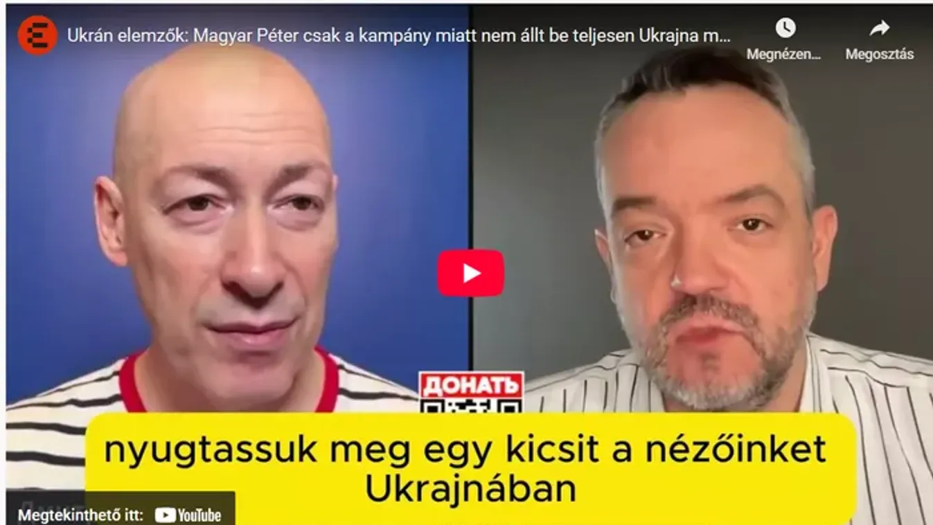 Zelenszkij kedvenc újságírója Magyar Pétert dícséri