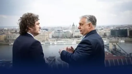 Így köszöntötte az argentin elnököt Orbán Viktor