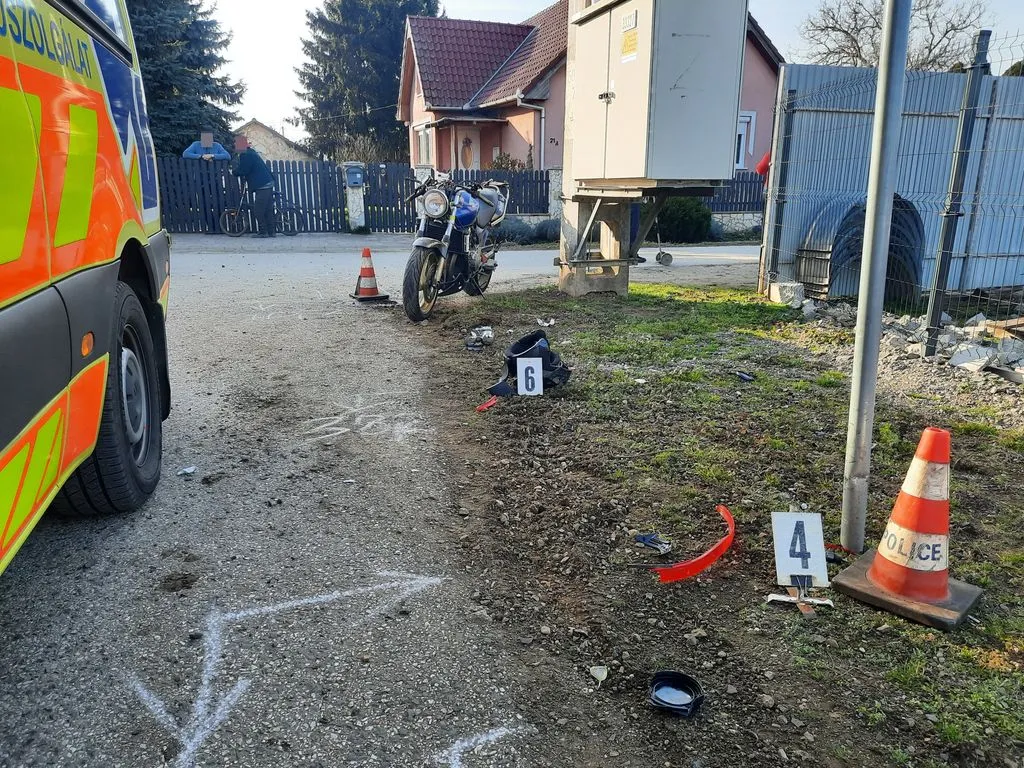 halálos motorbaleset, Napkor, motoros