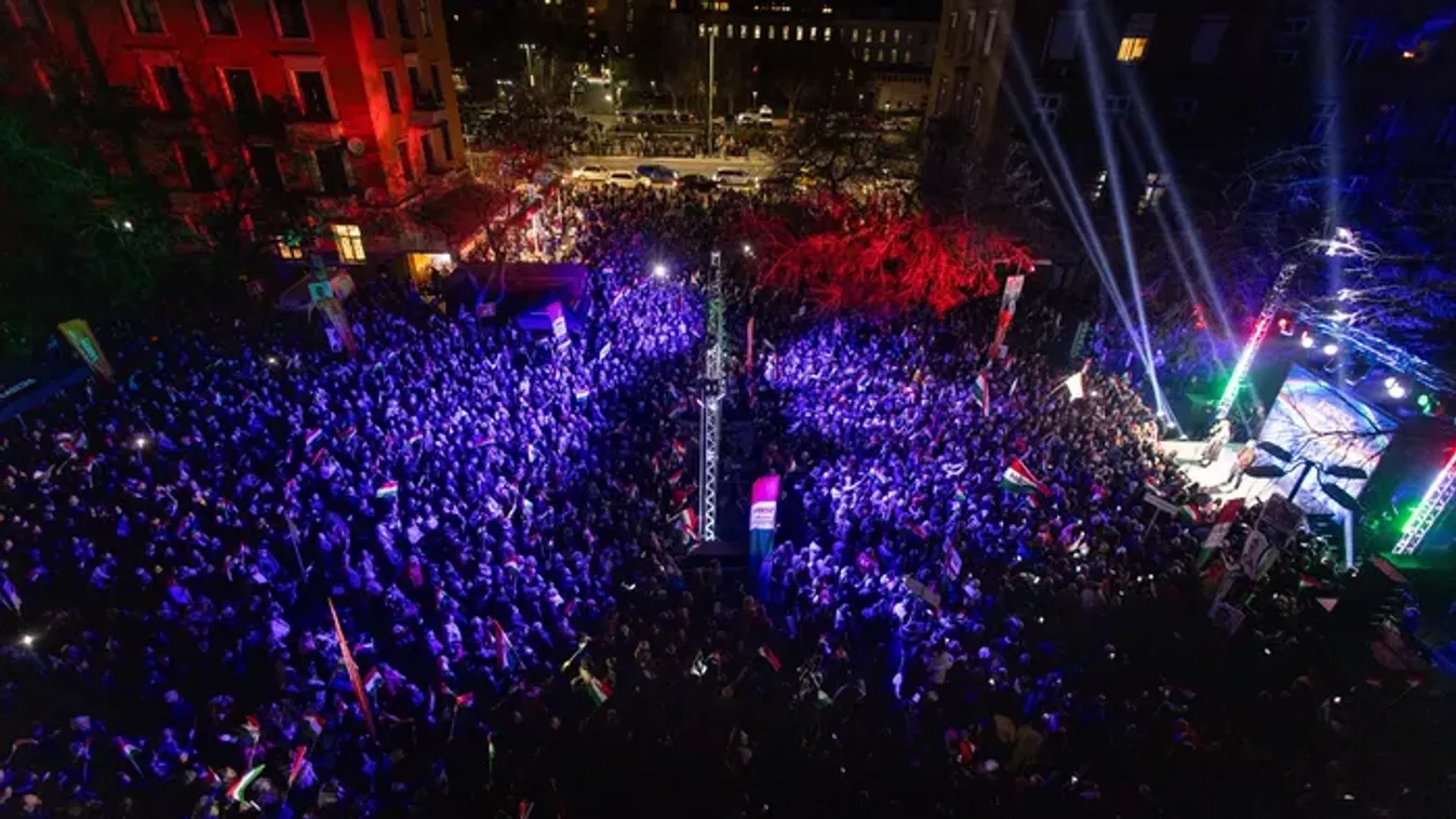 Orbán Viktort egy 94 éves néni is várta Dunaújvárosban