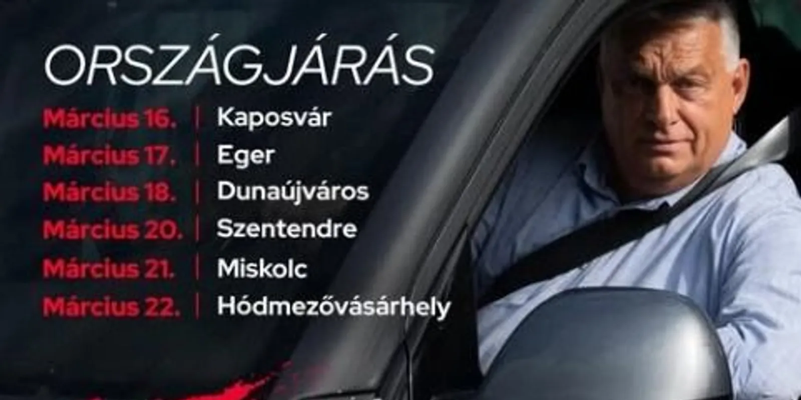 Orbán Viktor: Országjárás indul!