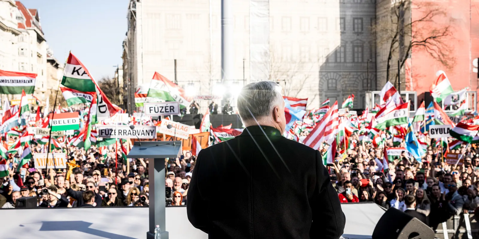 Orbán Viktor a Békemeneten: "A Fidesz a biztos választás!"