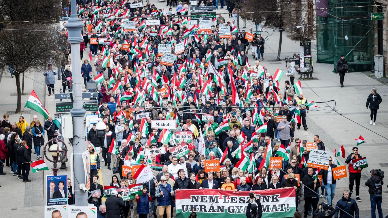 Orbán Viktor: Köszi, Miskolc! Nagyszerűek vagytok!
