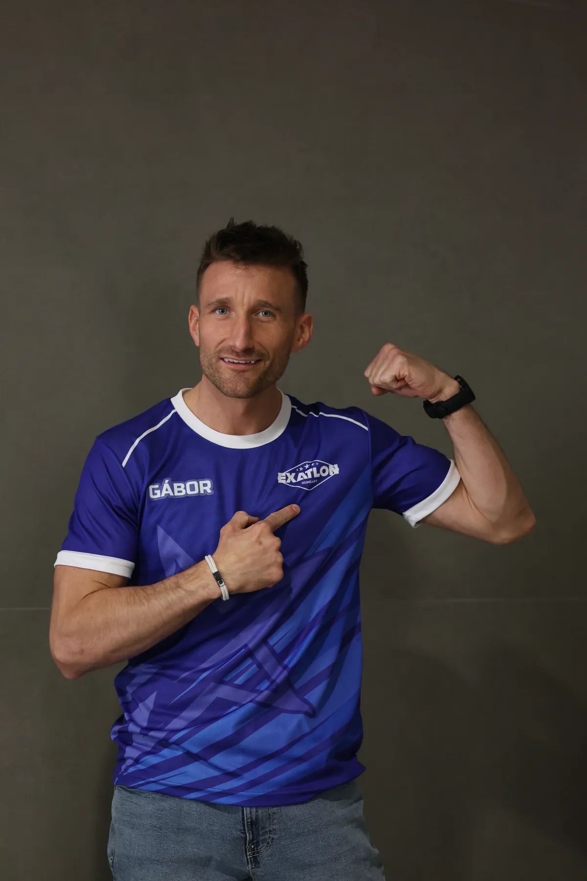 Az Exatlon versenyzője, Koplányi Gábor újabb kék győzelmet jósol.