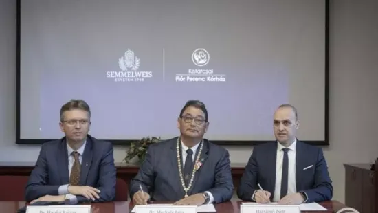 Hankó Balázs: együttműködési megállapodást írt alá a Semmelweis Egyetem és a kistarcsai kórház