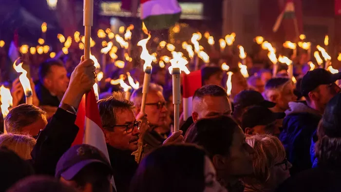 Egész Szentendre Orbán Viktor nevét skandálta