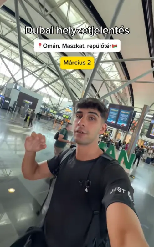 Nehéz a hazajutás Dubajból. 