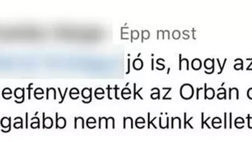 Így örülnek a tiszások az Orbán-család fenyegetésének