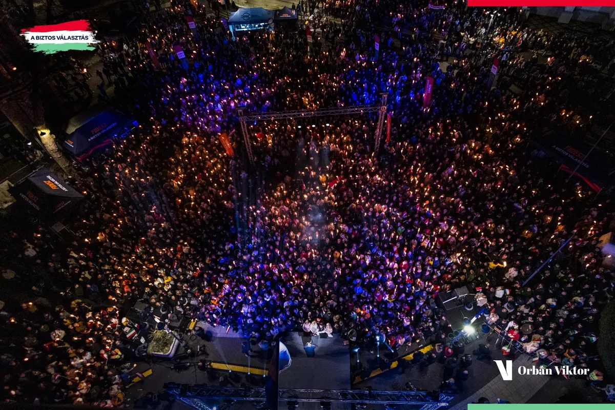 Elképesztő tömeg a kaposvári Békemeneten