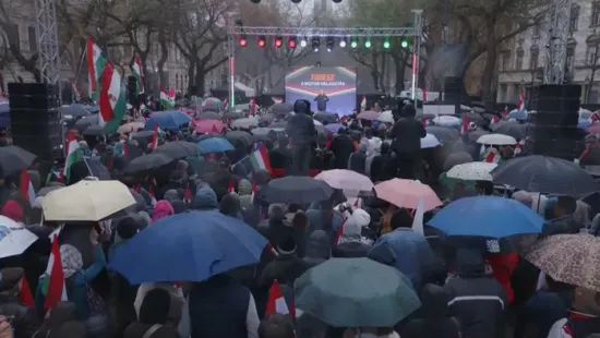 Orbán Viktor: Eső ide, eső oda, a csabaiak maradtak végig!