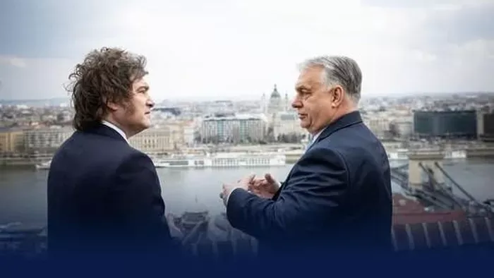 Így köszöntötte az argentin elnököt Orbán Viktor