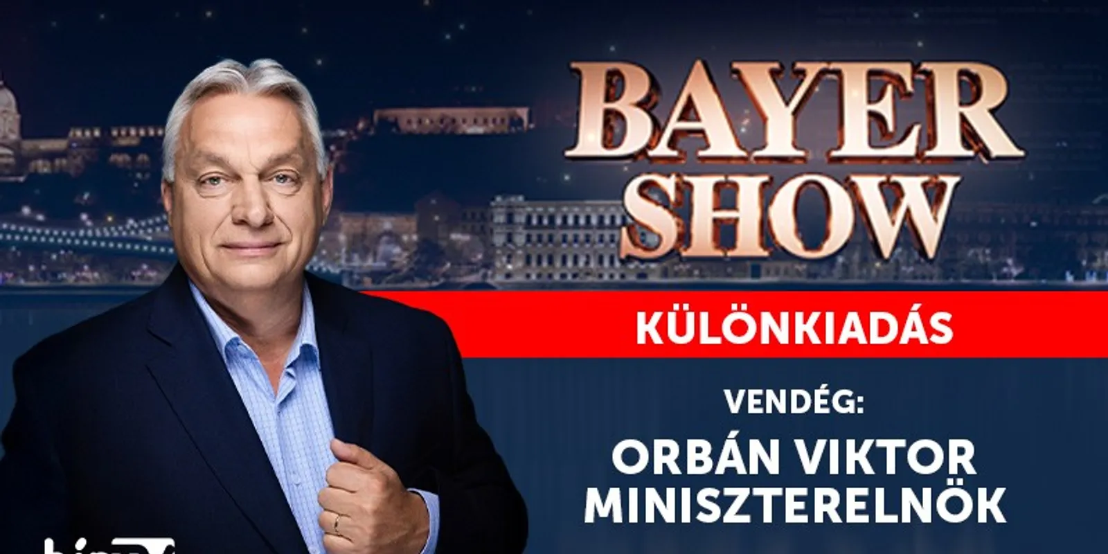Orbán Viktor lesz Bayer Zsolt vendége