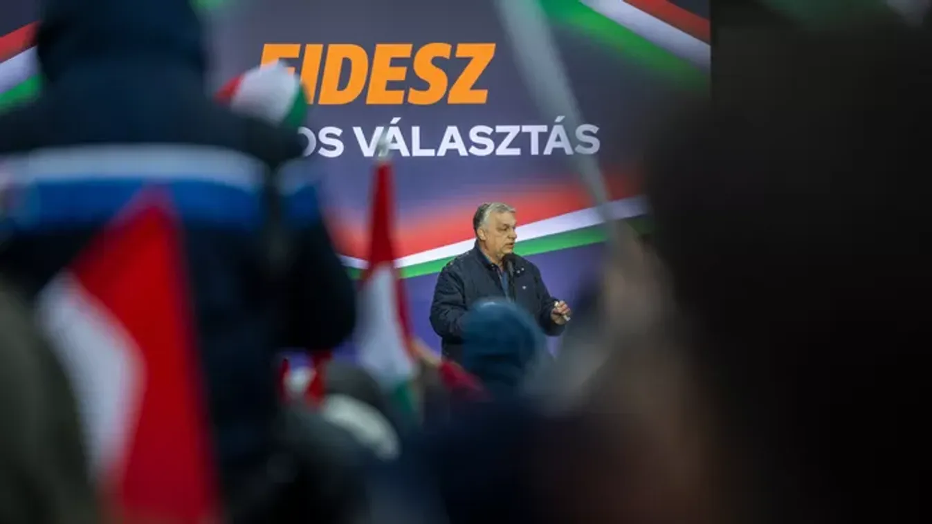 Orbán Viktor: Egy pörgős nap a kampányban Marsi Anikóval