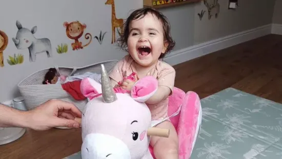 Fogzani kezdett az 1 éves Valentina: „Napról napra kell élni”