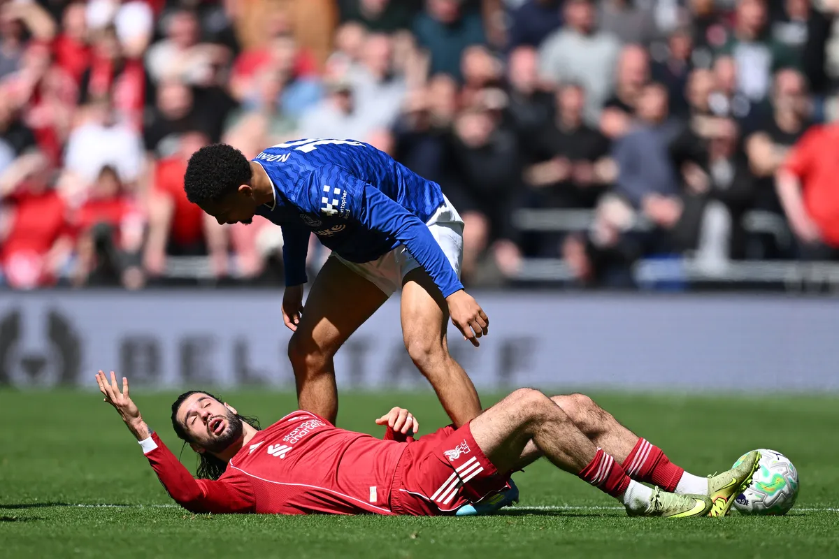 Szoboszlai Dominik szokás szerint az Everton-Liverpool derbin is végig pályán volt