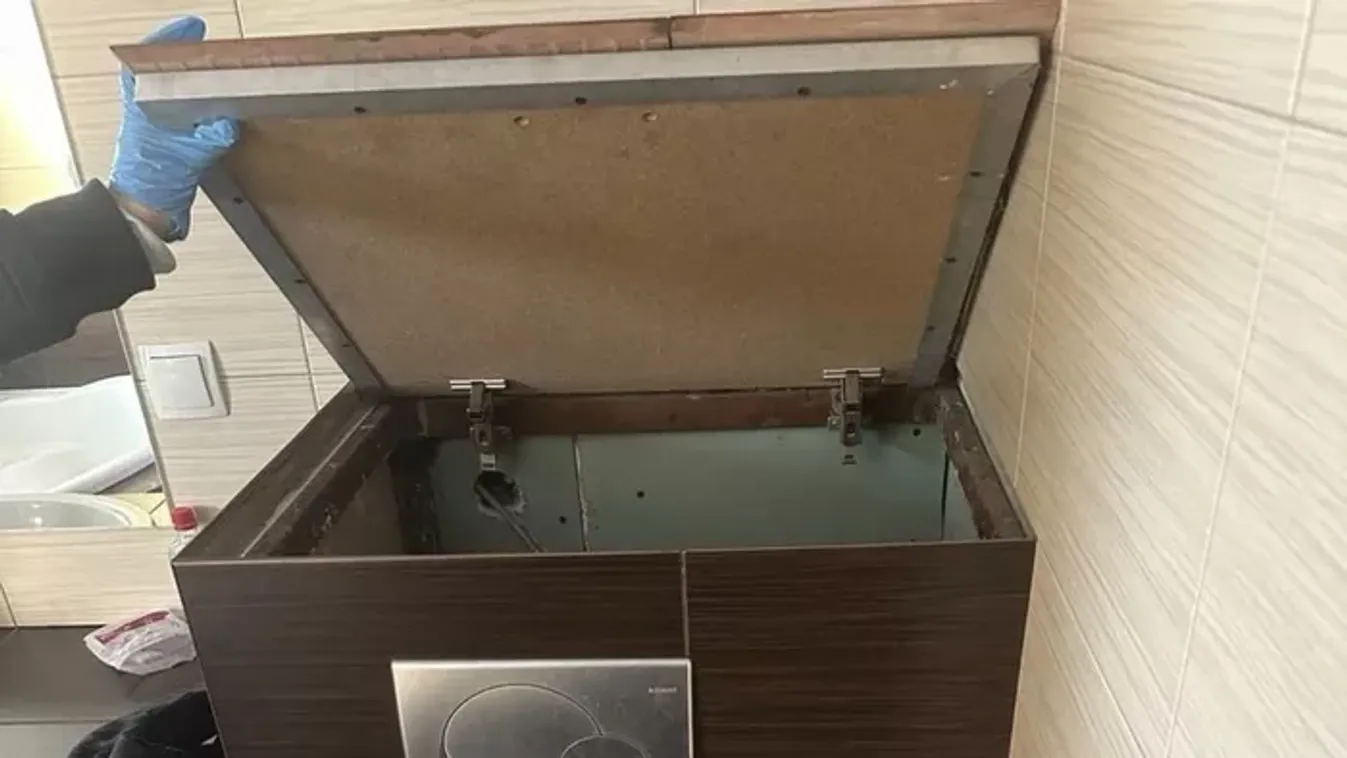 WC-tartályban találtak rá egy körözött lengyel bűnözőre