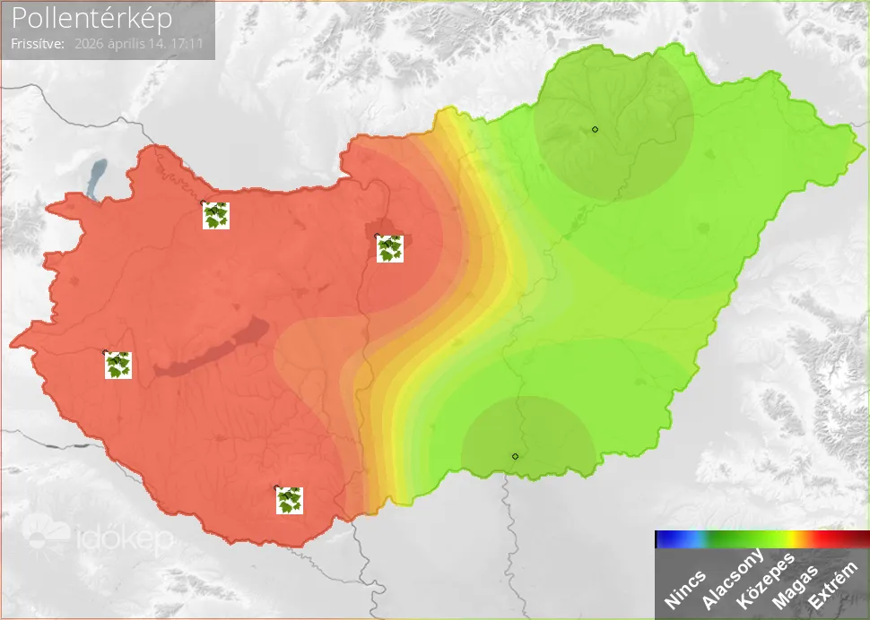 Támad a pollen, Nyugat-Magyarországot ellepte a virágpor 