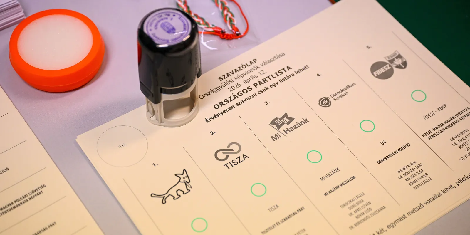 Választás 2026: Figyelem, csak így érvényes a szavazólap!