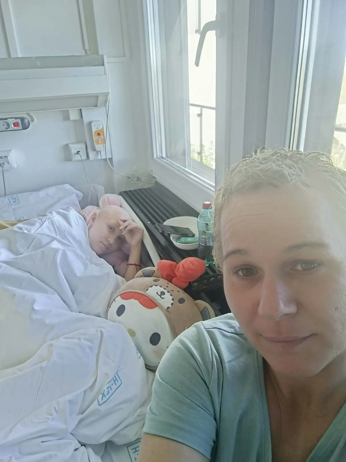 Transzplantáció után: átkerültek a félsteril szobába, ahova már a nap is besütött  