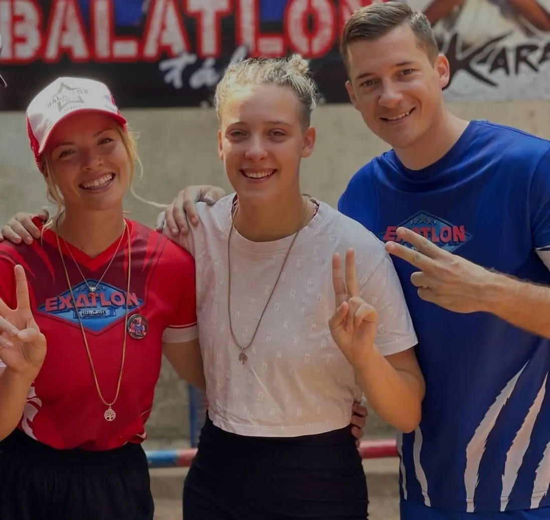 Kővári Viktor a feleségével az Exatlonban ismerkedett meg, a fotón a sógornője a műsor idei versenyzője. 