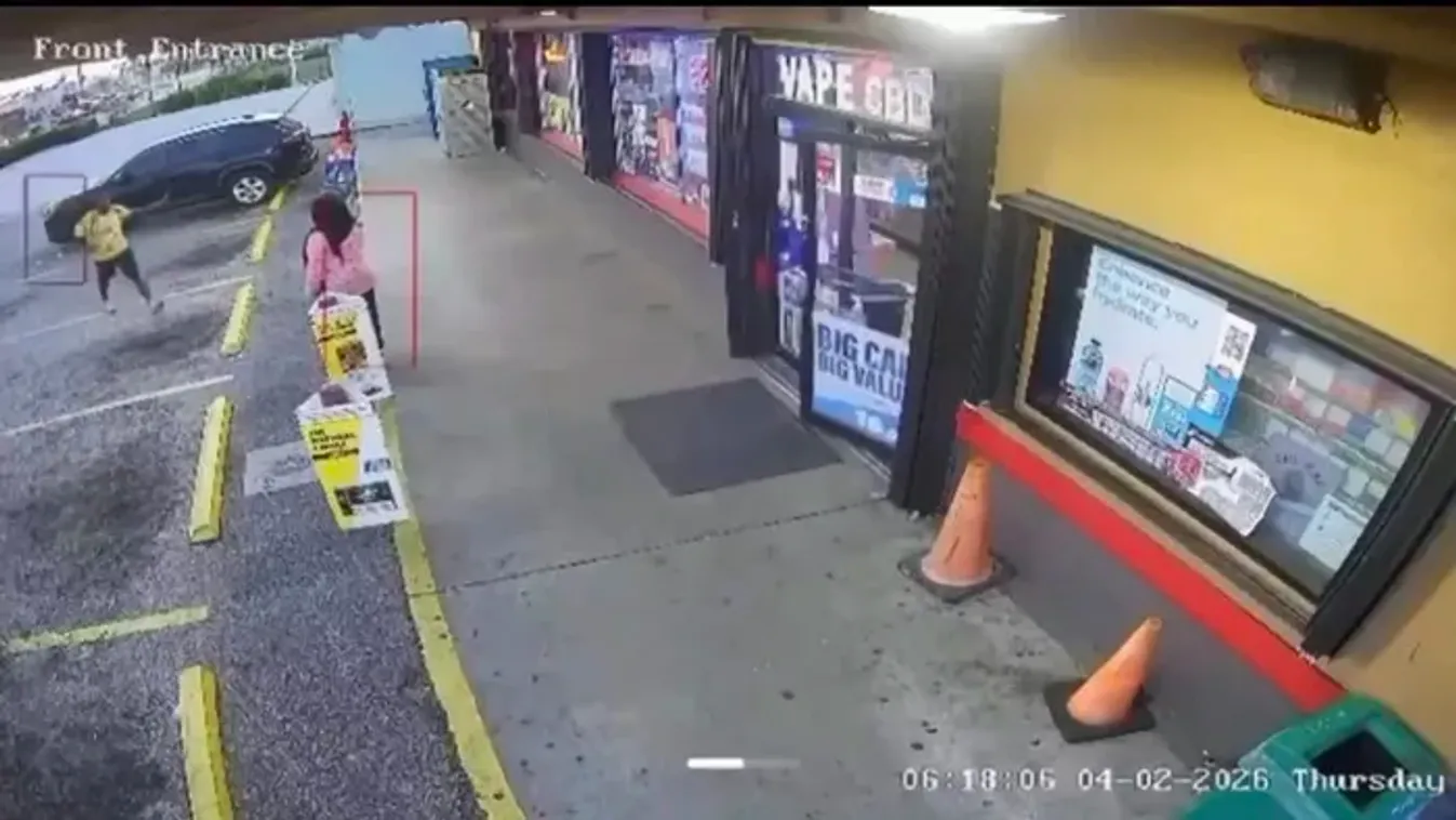 Migráns vert agyon egy anyát a nyílt utcán Floridában