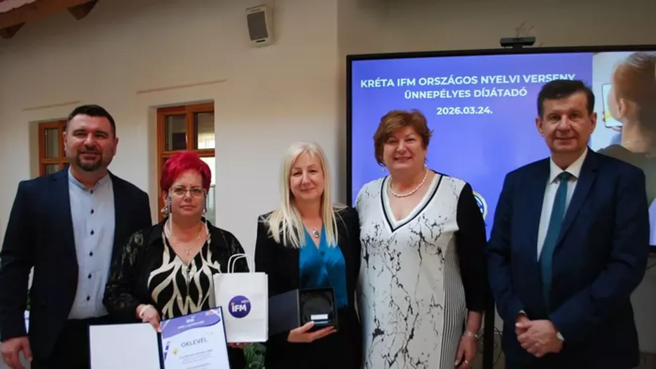 Díjazták a KRÉTA&nbsp;IFM Országos Nyelvi Verseny kiválóságait