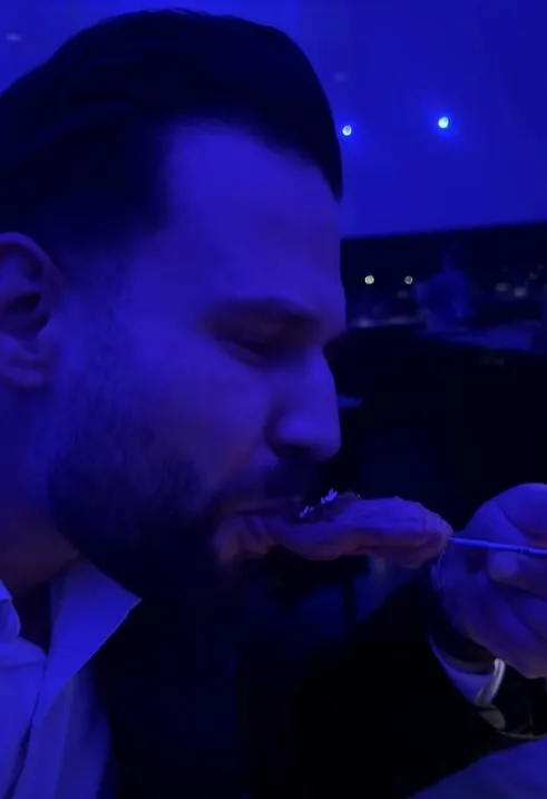 Rácz Jenő Dániában kóstolta meg a nyelvre tálalt marhatatárt.