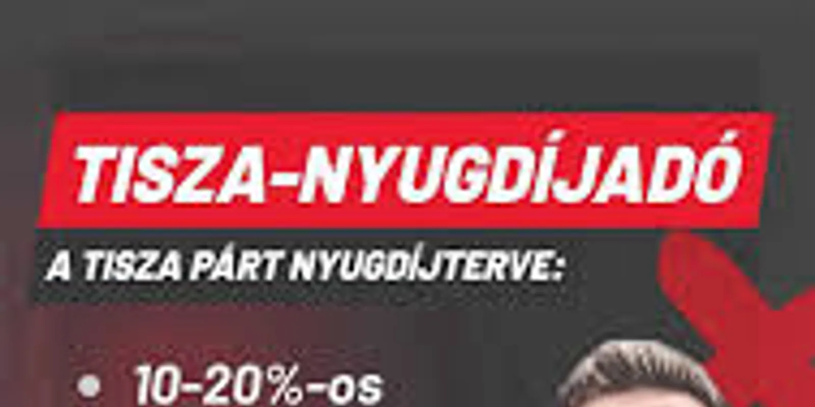 Brutálisan szétverné a nyugdíjrendszert a Tisza Párt