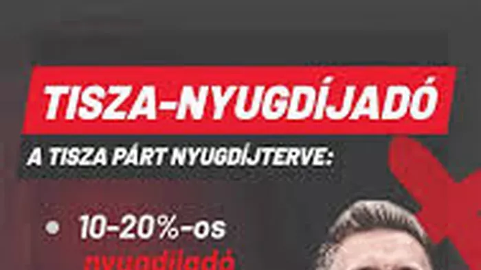 Brutálisan szétverné a nyugdíjrendszert a Tisza Párt