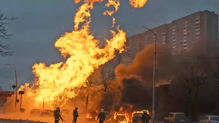 Hatalmas robbanások Kijevben