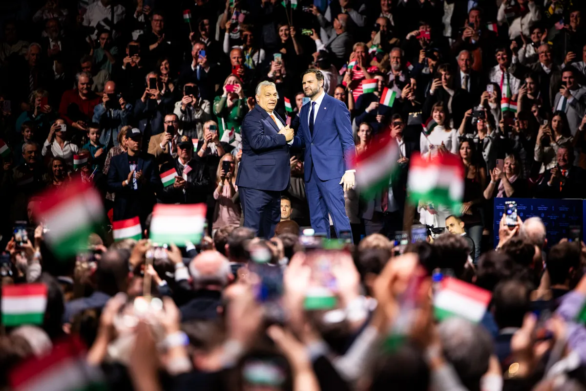 JD Vance amerikai alelnök és Orbán Viktor