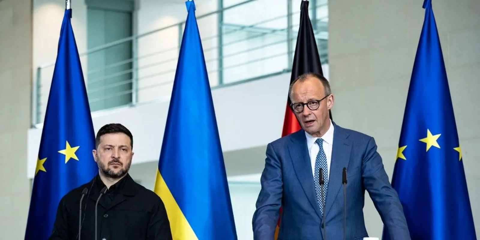 Zelenszkij váratlan látogatása Berlinben