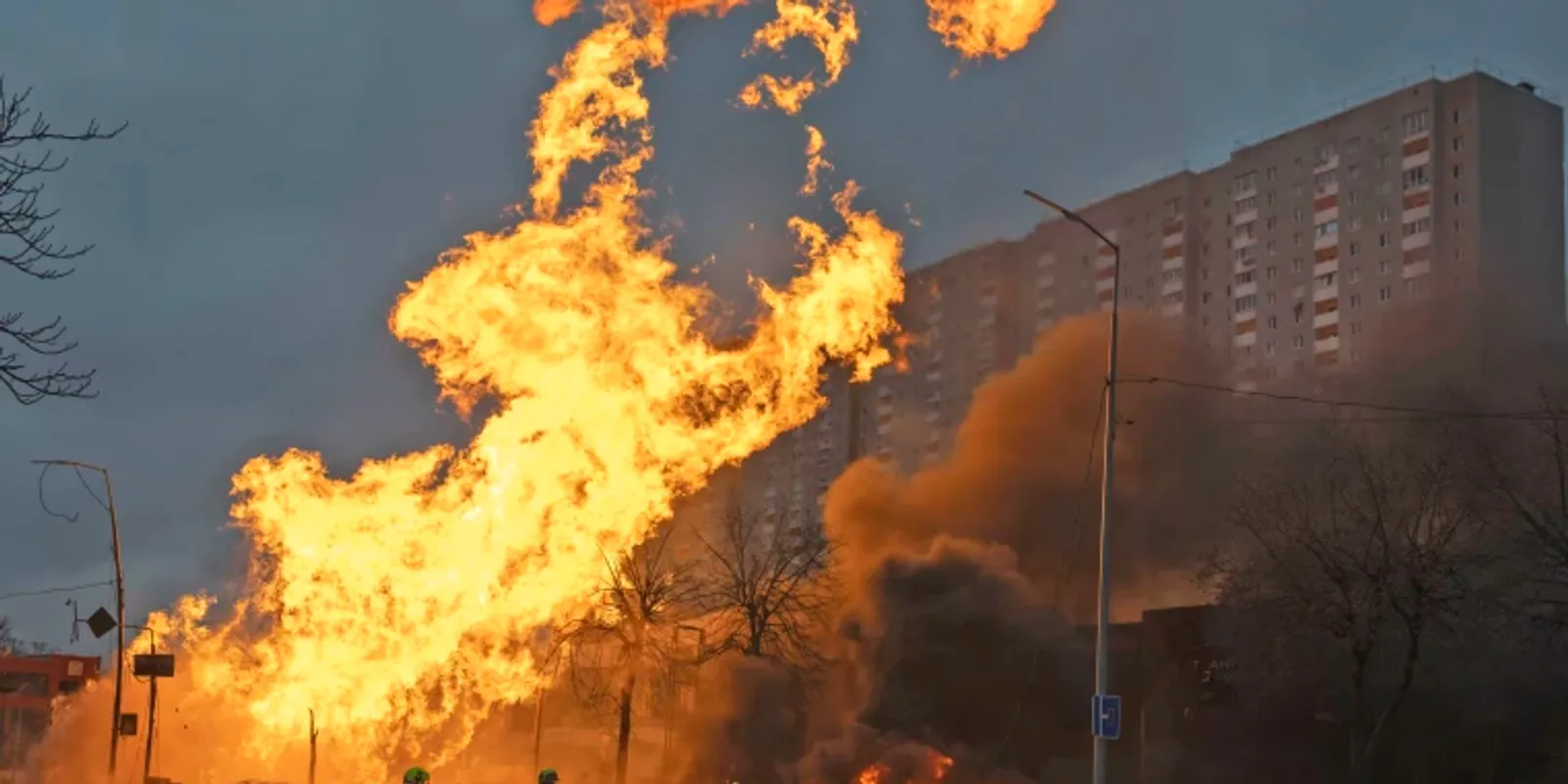 Hatalmas robbanások Kijevben