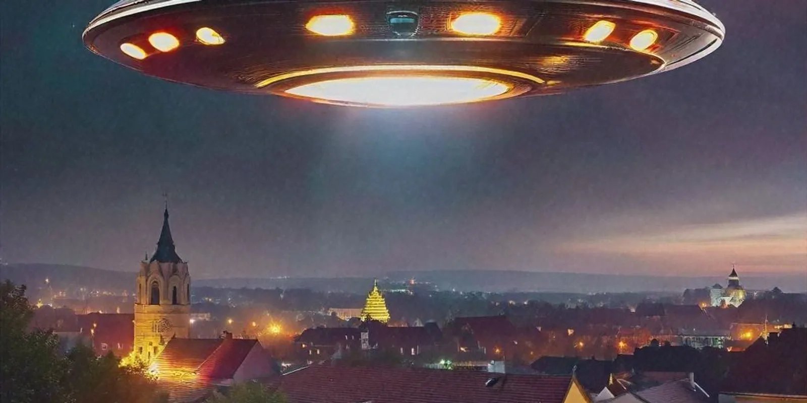 Narancssárga fénnyel izzó UFO-t vettek észre az égen