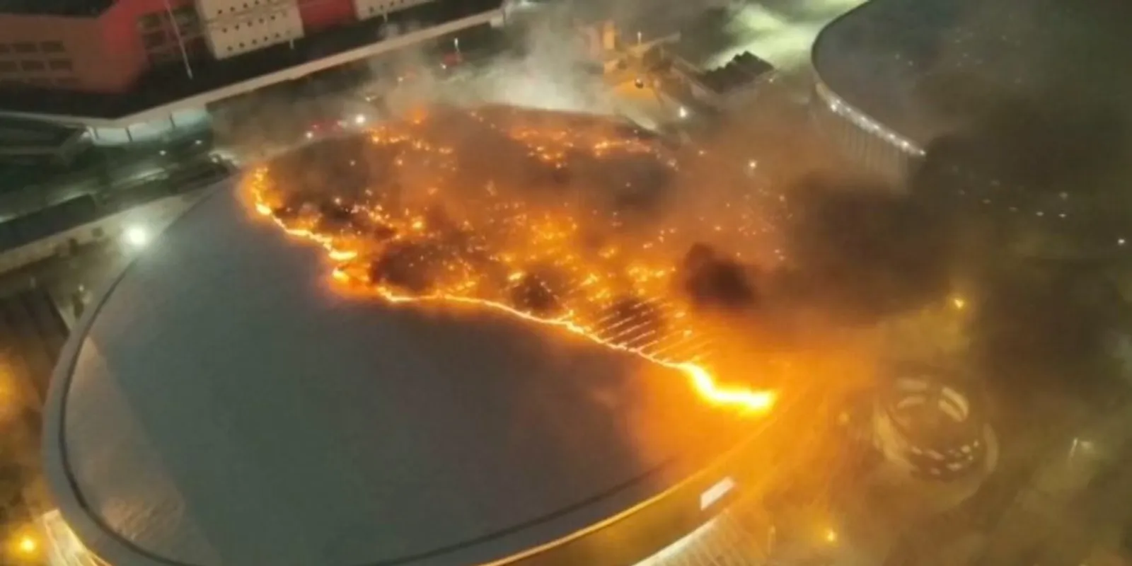 Óriási pusztítás: leégett a legendás brazil olimpiai stadion