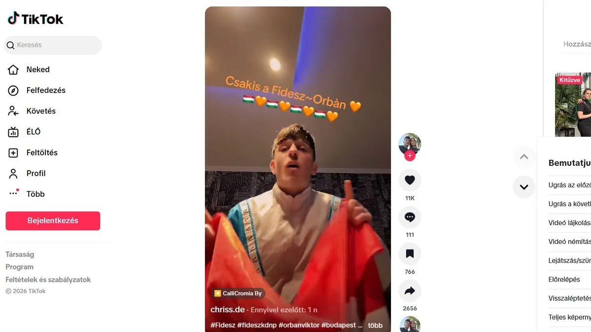 Orbán Viktor legyen az ország vezetője, énekli Chris