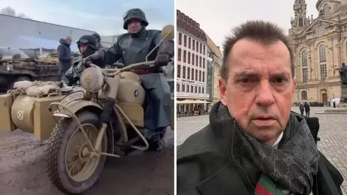 Náci egyenruhát húzott egy német kormánypárti képviselő