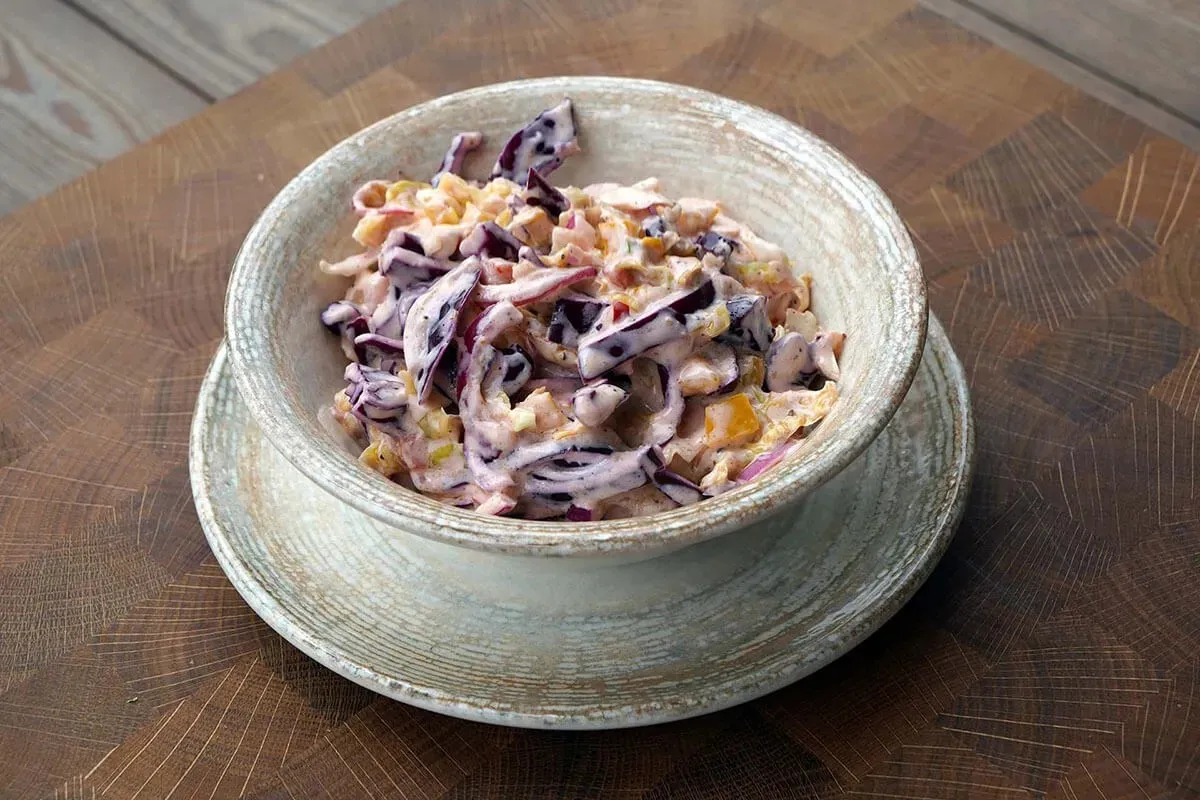 Coleslaw saláta joghurttal