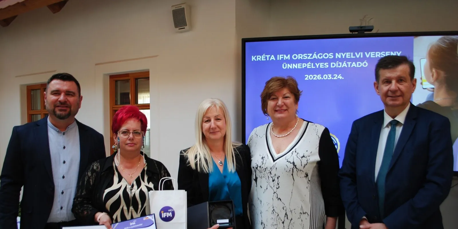 Díjazták a KRÉTA&nbsp;IFM Országos Nyelvi Verseny kiválóságait